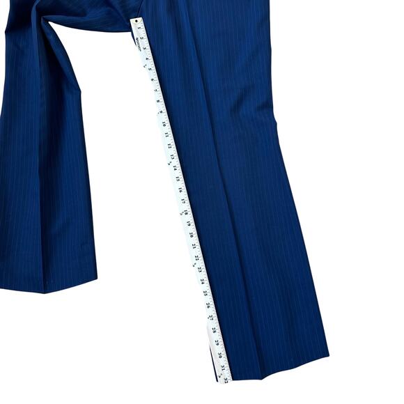 Unbranded Men's Blue Pinstripe Dress Pants – Size L - Picture 10 of 10